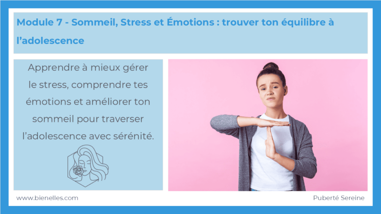 Bienelles - Module 7 - Sommeil, Stress et Émotions